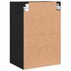 vidaXL Hanging Cabinet Black oak 40 x 29.5 x 60 cm Engineered Wood