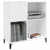 vidaXL Record Cabinet White 84.5x38x89 cm Engineered Wood