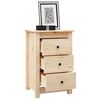 vidaXL Bedside Cabinets 2 pcs 40x35x61.5 cm Solid Wood Pine