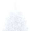 vidaXL Artificial Half Pre-lit Christmas Tree with Ball Set White 150 cm