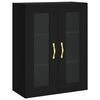 vidaXL Highboard Black 69.5x34x180 cm Engineered Wood