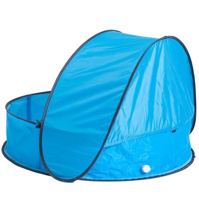 DERYAN Pop-Up Pool with Canopy for Children Blue