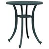 vidaXL Garden Table Green &Oslash;48x53 cm Cast Aluminium