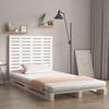 vidaXL Wall Headboard White 81x3x91.5 cm Solid Wood Pine