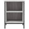 vidaXL Shoe Cabinet Grey Sonoma 38x35x50 cm Engineered Wood