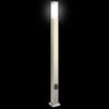 vidaXL Bollard Lights with Outlet 3 pcs 110 cm Stainless Steel IP44