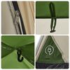 vidaXL Camping Tent Dome 4-Person Green Quick Release