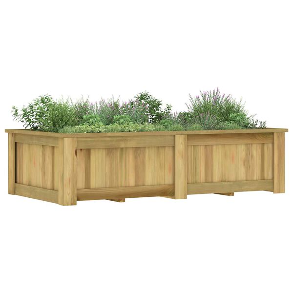 vidaXL Raised Bed 196x100x50 cm Impregnated Pinewood