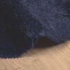 vidaXL Shaggy Rug High Pile NAVARRA Navy 160x160 cm Polyester