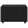 vidaXL Coffee Table Black oak 60 x 60 x 38 cm Engineered wood