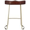 vidaXL Gavin Bar Stools 2 pcs Solid Mango Wood