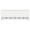 vidaXL Wall-Mounted Coat Rack White 80 x 20 x 30 cm Engineered wood