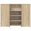 vidaXL Reception Desk Sonoma Oak 135x50x103.5 cm Engineered Wood