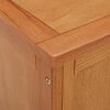 vidaXL Storage Box Natural 50 x 45 x 45 cm Engineered Wood and Oak