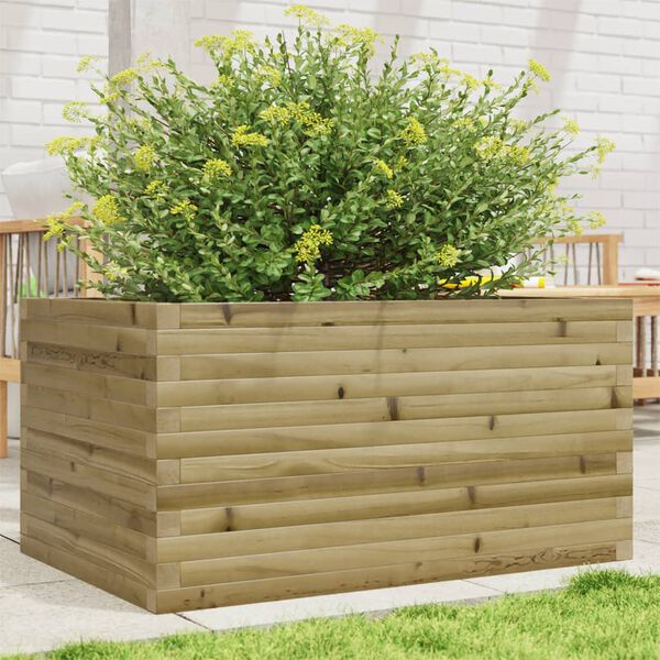 vidaXL Garden Planter 90x60x46 cm Impregnated Wood Pine