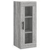 vidaXL Highboard Grey Sonoma 34.5x34x180 cm Engineered Wood
