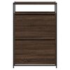 vidaXL Shoe Cabinet Brown Oak 75x34x112 Engineered Wood