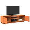 vidaXL TV Cabinet Wax Brown 140x35x40 cm Solid Wood Pine