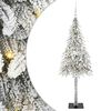 vidaXL Christmas Tree with 150 LEDs White 150 cm PE and Steel