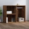 vidaXL Dressing Cabinet Smoked Oak 80x40x65 cm Engineered Wood