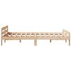 vidaXL Bed Frame without Mattress 120x190 cm Small Double Solid Wood Pine