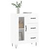 vidaXL Sideboard High Gloss White 69.5x34x90 cm Engineered Wood