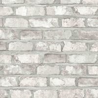 DUTCH WALLCOVERINGS Wallpaper Bricks White EW3104