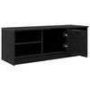 vidaXL TV Cabinet Black Oak 102 x 35 x 36.5 cm Engineered Wood