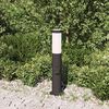 vidaXL Bollard Light with Outlet 50 cm Stainless Steel IP44