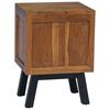 vidaXL Bedside Table Natural 40 x 35 x 55 cm Solid Teak Wood