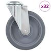 vidaXL 32 pcs Bolt Hole Swivel Casters 125 mm