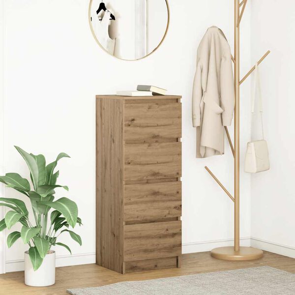 vidaXL Sideboard Artisan Oak 37.5x35x99 cm Engineered Wood