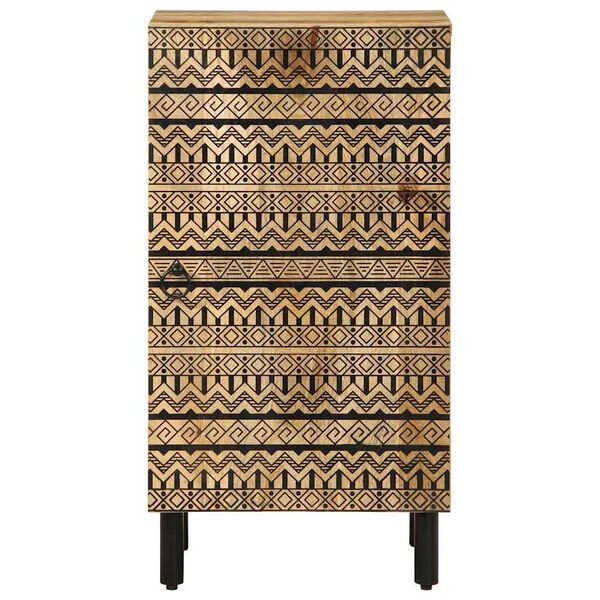 vidaXL Sideboard 40x33.5x75 cm Solid Rough Wood Mango
