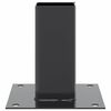 vidaXL Post Bases Square 4 pcs Anthracite 61x61 mm Powder-coated Steel