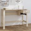 vidaXL Desk HAMAR Honey Brown 110x40x75 cm Solid Wood Pine