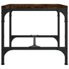 vidaXL Coffee Table Smoked Oak 50x50x35 cm Engineered Wood