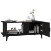 vidaXL Coffee Table Black 90x50x40 cm Engineered Wood
