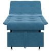 vidaXL Sofa Bed Blue 67 x 194 x 38 cm Velvet