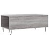 vidaXL Coffee Table Grey Sonoma 90x50x36.5 cm Engineered Wood