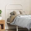 vidaXL Metal Headboard White 75 cm