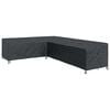 vidaXL Furniture Cover 355 x 275 x 80 cm 600D Oxford Fbric L-Shape