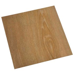 vidaXL Self-adhesive Flooring Planks Wood 30.5 x 30.5 cm 20 pcs PVC