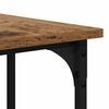 vidaXL Desk Old Wood 139 x 139 x 75 cm Engineered Wood