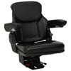 vidaXL Tractor Seat with Suspension Black 60 x 58 x 72 cm
