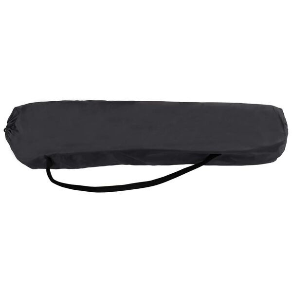 vidaXL Folding Sun Lounger Blue Steel