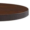 vidaXL Bistro Table Dark Brown 60 cm MDF