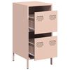 vidaXL Sideboard Pink 35x39x73.5 cm Cold-rolled Steel