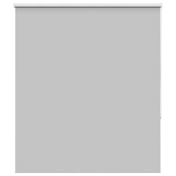 vidaXL Roller Blind Blackout Light Grey 130x150 cm Fabric Width 126.6 cm Polyester