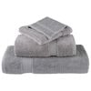 vidaXL Premium Shower Towels "SOLUND" 4 pcs Grey 70x140 cm 600 gsm