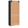 vidaXL Highboard Black oak 69.5 x 34 x 180 cm Engineered Wood